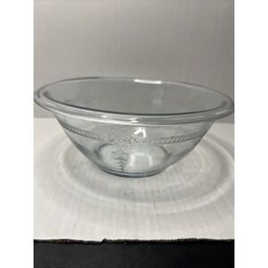 Vintage Fire King Sapphire Light Blue Medium Mixing Bowl-8-3/4" x 3-1/2"
